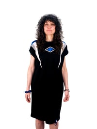 Image 1 of RAVER NEON DRESS ROYAL BLUE