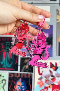 Image 1 of I love Catboys and Catgirls - Acrylic Keychains | New Version 