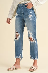 Image 3 of Distressed Boyfriend Jeans