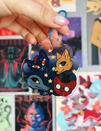 Image 1 of At the End of Everything - Acrylic Keychain | Night in the Woods