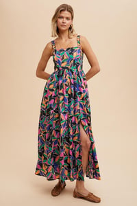 Image 1 of Bold Print Maxi Dress - In LOOM 