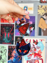 Image 1 of Mae Witchdagger Double Keychain | Night in the Woods