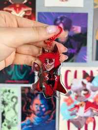 Alastor Acrylic Keychain | Hazbin Hotel