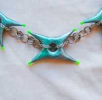 Image 3 of SPIKE ME NOT Necklace in Turquoise 