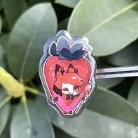 Hazbin Hotel: Alaster strawberry pin