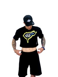 Image 3 of GGS PREMIUM CROP TOP BLACK