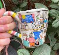 Image 1 of Double Decker Ceramic Mug