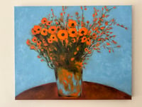 Image 6 of Freshly Picked Flowers . Original Acrylic Painting 