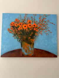 Image 7 of Freshly Picked Flowers . Original Acrylic Painting 