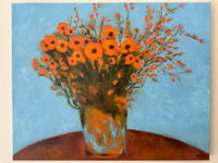 Image 3 of Freshly Picked Flowers . Original Acrylic Painting 