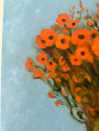 Image 9 of Freshly Picked Flowers . Original Acrylic Painting 