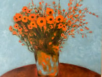 Image 13 of Freshly Picked Flowers . Original Acrylic Painting 