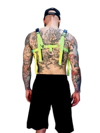 Image 2 of GENDERLESS SPORTIVE LOGO HARNESS NEON YELLOW