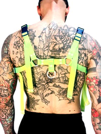 Image 3 of GENDERLESS SPORTIVE LOGO HARNESS NEON YELLOW