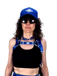 Image 4 of GENDERLESS SPORTIVE LOGO HARNESS ROYAL BLUE