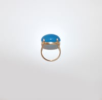 Image 3 of Blue Chalcedony Dome Ring