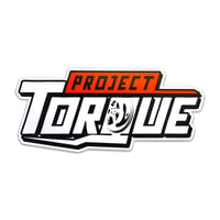 Image 1 of RED AND WHITE PROJECT TORQUE DECAL