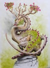 Year of the wood Dragon 8x10in.