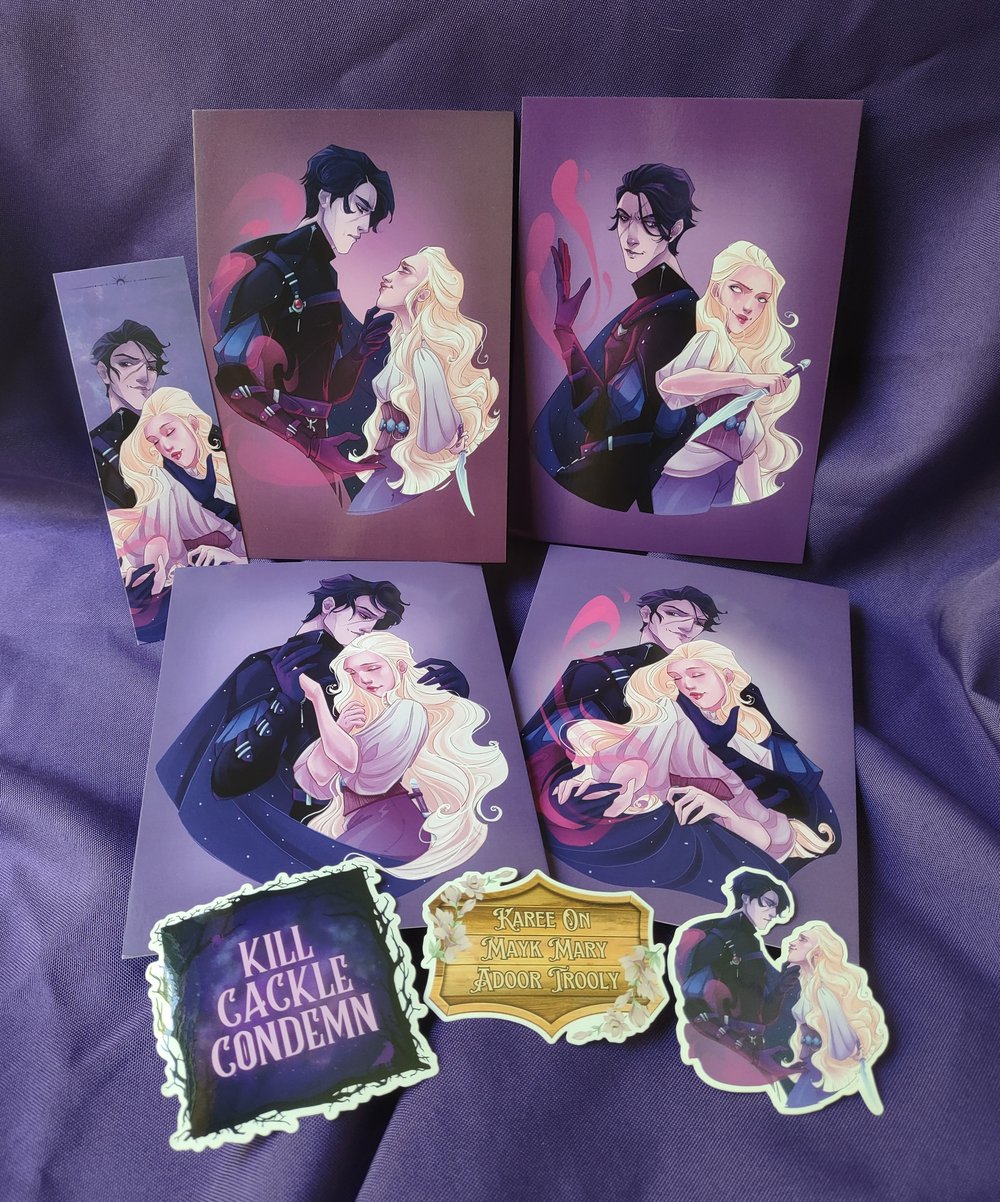 Image of Villains & Virtues Print and Sticker Pack