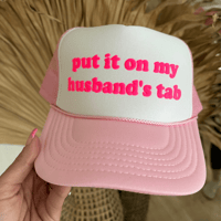 Pink Husband's Tab Hat