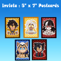 Invicta : 5" x 7" Postcards READY TO SHIP