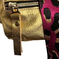 Image 4 of The Joan Metallic Gold Crossbody Bag