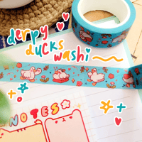 derpy ducks washi tape
