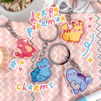 Derpy Pokemon Charms