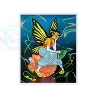 Butterfly Girl Print