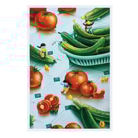 Summer Vegetable Garden Print