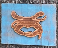Image 5 of Crab Welcome sign
