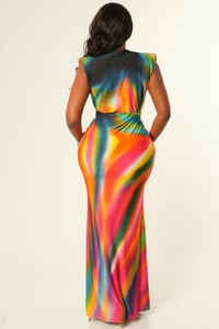 Image 3 of Tropical Pattern DIVA Dress