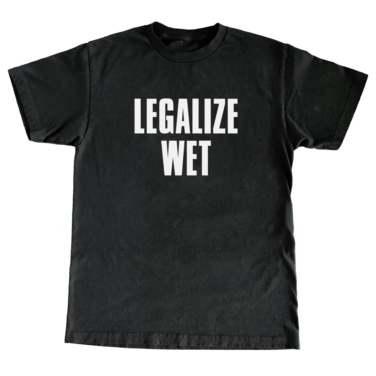 Legalize Wet tee shirt black The Decades