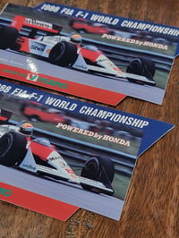 Image 2 of Honda Verno 1988 F1 Sticker Set