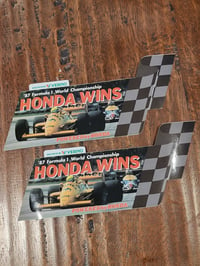 Image 1 of Honda Verno 1987 F1 Sticker Set