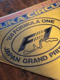 Image 2 of Suzuka Circuit 1988 F1 Grand Prix Metal Sticker