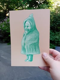 Image 2 of Little Gnome Dude Postcard