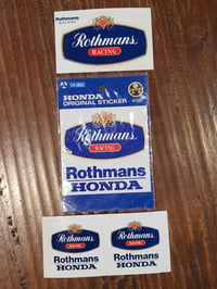 Image 1 of Rothmans Racing Sticker Set