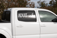 Image 3 of Adult-ish Car Decal(2 Pack)