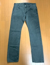 Image 1 of Sunny Sports indigo over dyed gray jeans, made in Japan, fits 32”