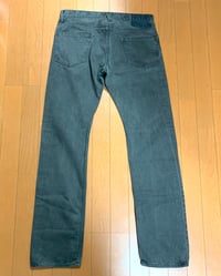 Image 8 of Sunny Sports indigo over dyed gray jeans, made in Japan, fits 32”