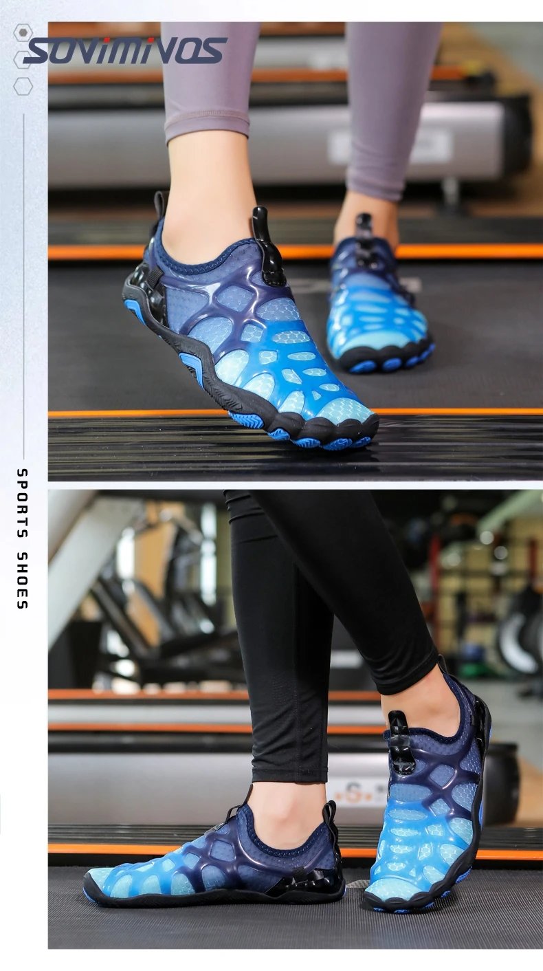 Men's Trail Running Shoes, Lightweight Athletic Zero Drop Barefoot Shoes Non Slip Outdoor Walking