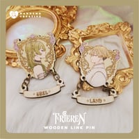 Image 1 of Frieren Wooden Pin - Ubel x Land
