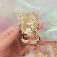 Image 3 of Frieren Wooden Pin - Ubel x Land