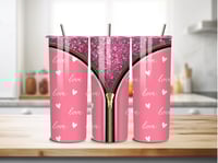 Image 1 of Love Zipper Tumbler: