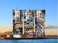 New York City Collage Tumbler