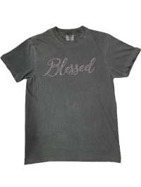 Image 1 of Blessed Rhinestone Shirt 