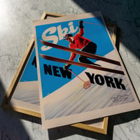 Image 1 of Ski New York | H W - 1944 | Travel Poster | Vintage Poster