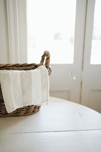 french linen t-towel {natural stripe}