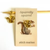 Image 2 of Squirrel Stitch Marker